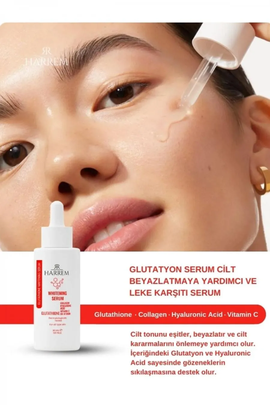 Glutatyon Serum Cilt Beyazlatmaya Yardımcı Ve Leke Karşıtı Serum