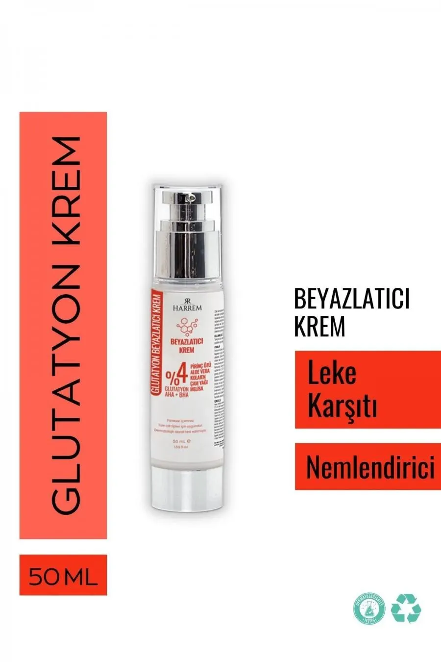 Glutatyon Krem Cilt Beyazlatmaya Yardımcı Ve Leke Karşıtı Krem