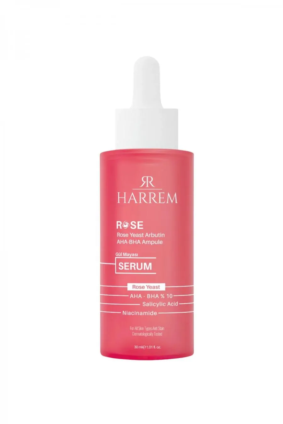 Rose Series Leke Karşıtı Gül Mayası Arbutin Aha Bha Serum 30 ML