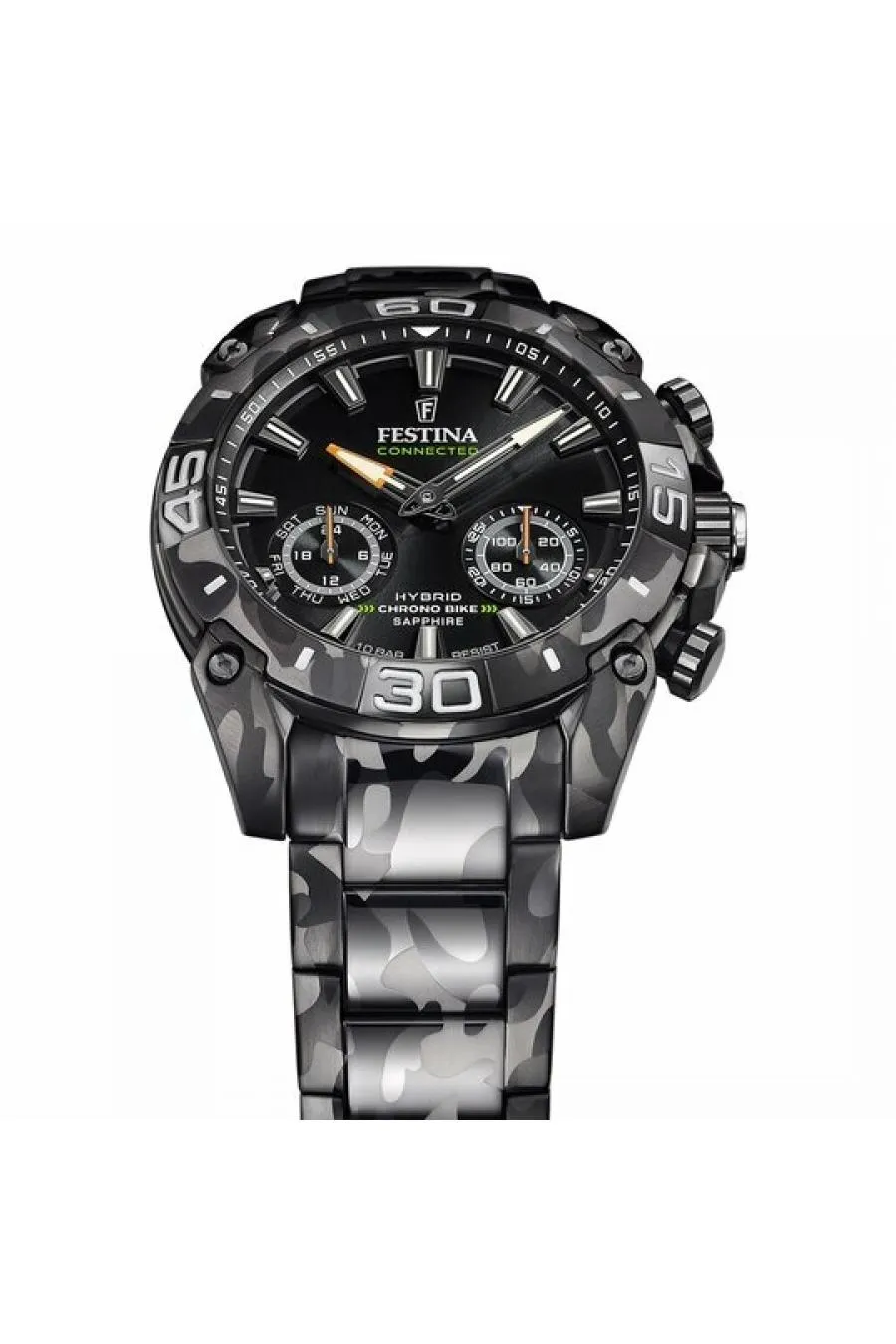 FESTINA F20545/1 CONNECTED BLACK CAMOUFLAGE ERKEK KOL SAATİ (Kuponlu)