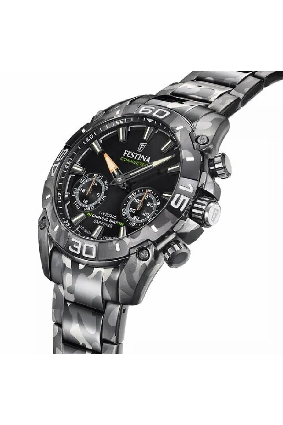 FESTINA F20545/1 CONNECTED BLACK CAMOUFLAGE ERKEK KOL SAATİ (Kuponlu)