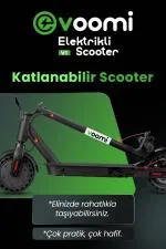 Hızlı Şarj Özellikli Konforlu Elektrikli Scooter - siyah