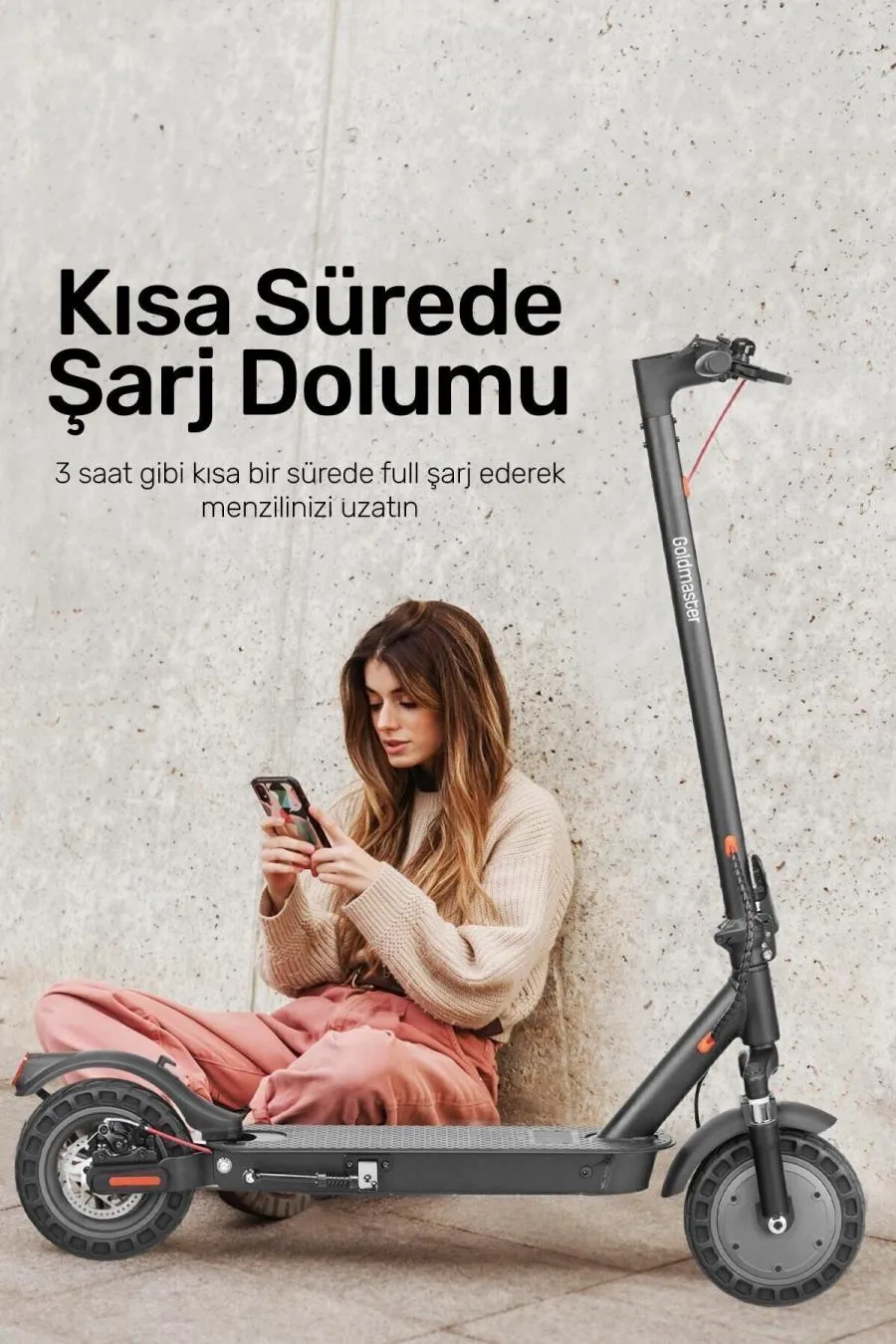 Pro-energy 500w Ön Arka Süspansiyon 10" Patlamaz Tekerlikli Elektrikli Scooter - Siyah