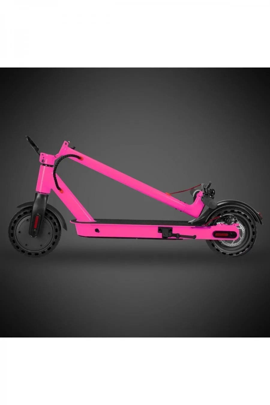 Pinky Led Ekranlı Katlanabilir Elektrikli Scooter Pembe - pembe