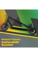 E-go3 Elektrikli Scooter - Siyah