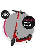 Kırmızı Katlanabilir Farlı Elektrikli Scooter - KIRMIZI