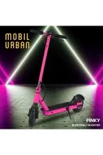 Pinky Led Ekranlı Katlanabilir Elektrikli Scooter Pembe - pembe