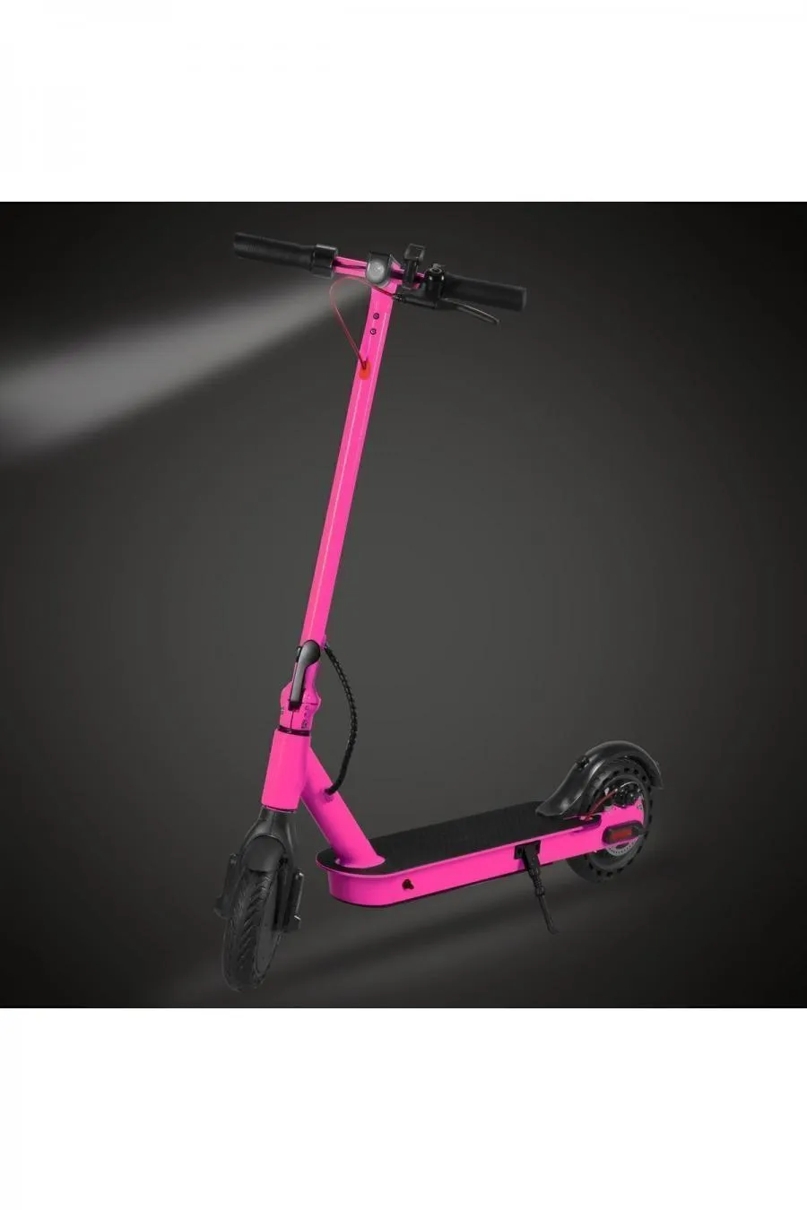 Pinky Led Ekranlı Katlanabilir Elektrikli Scooter Pembe - pembe