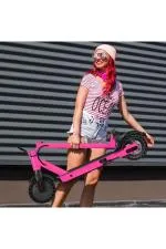 Pinky Led Ekranlı Katlanabilir Elektrikli Scooter Pembe - pembe