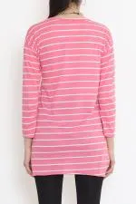 Çizgili Tunik Pembe - 11313.1567.