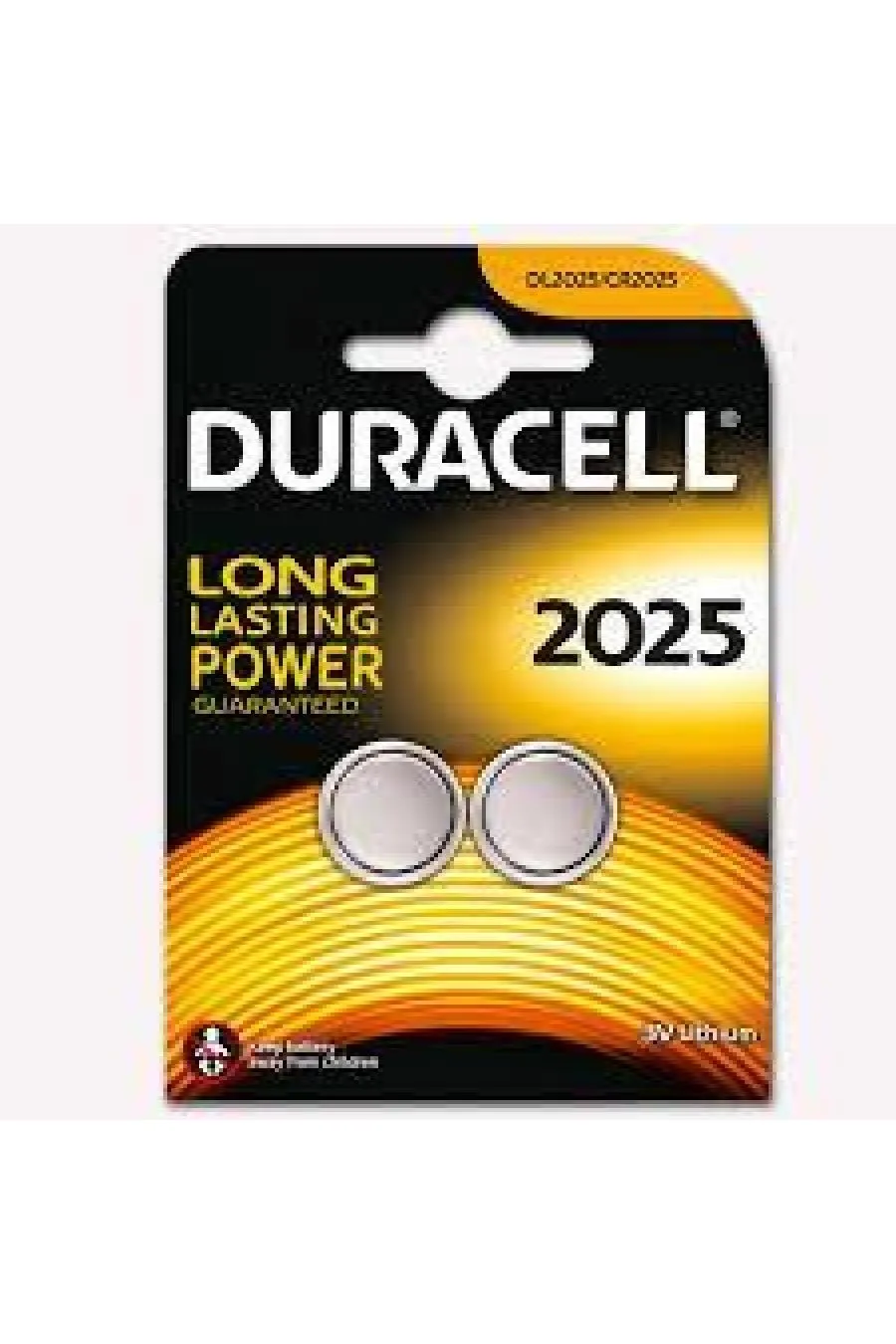 Duracell CR 2025 Lityım Pil 3 Volt 2 li