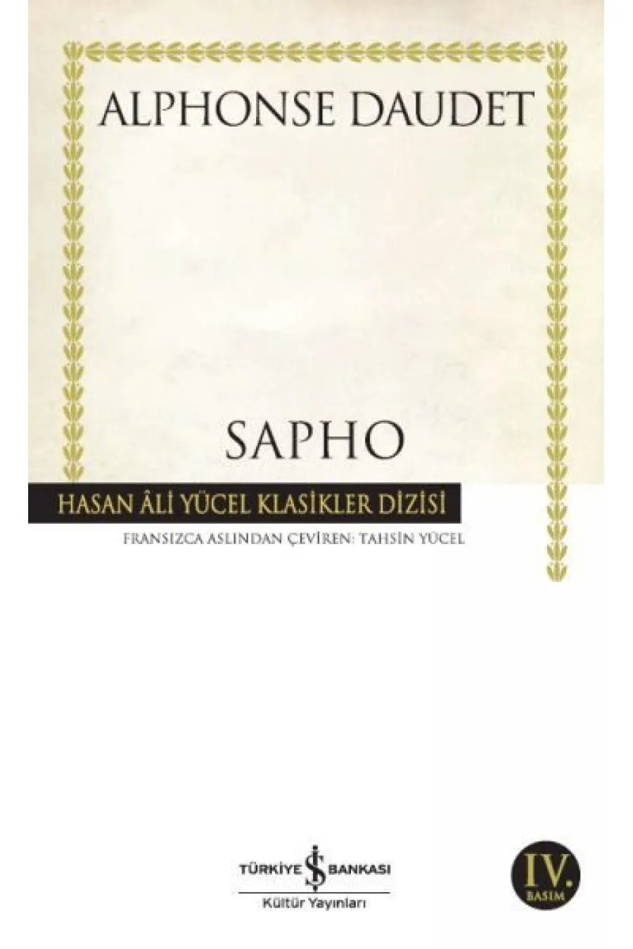 Sapho - Hasan Ali Yücel Klasikleri Kitap (4022)