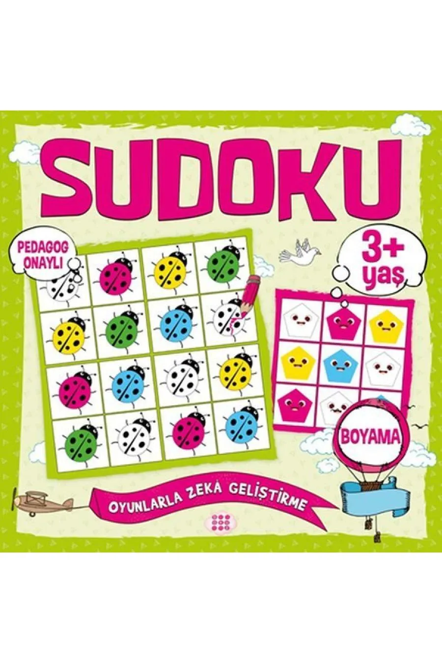 Çocuklar İçin Sudoku - Boyama (3+ Yaş)  (4022)