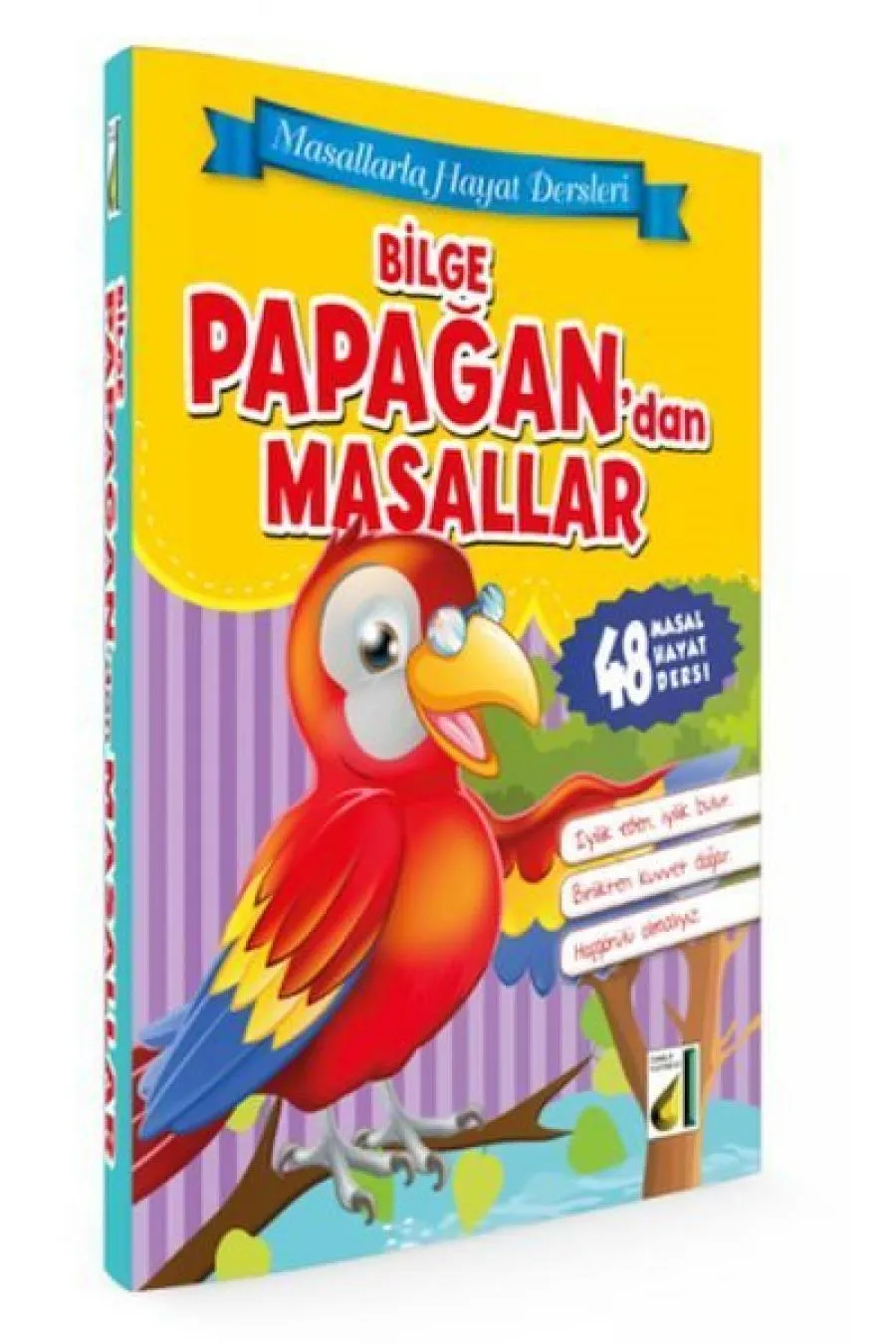 Masallarla Hayat Dersleri - Bilge Papağandan Masallar (Ciltili)  (4022)