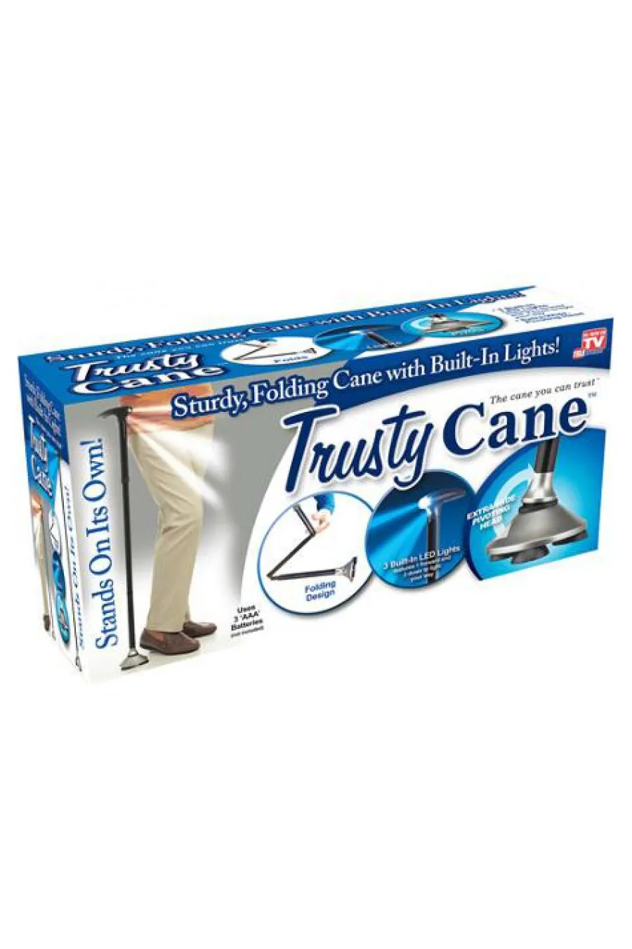 Trusty Cane Güvenilir Katlanabilir Işıklı Baston