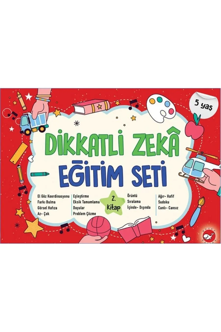 Dikkatli Zeka Eğitim Seti - 2. Kitap (5 Yaş)  (4022)