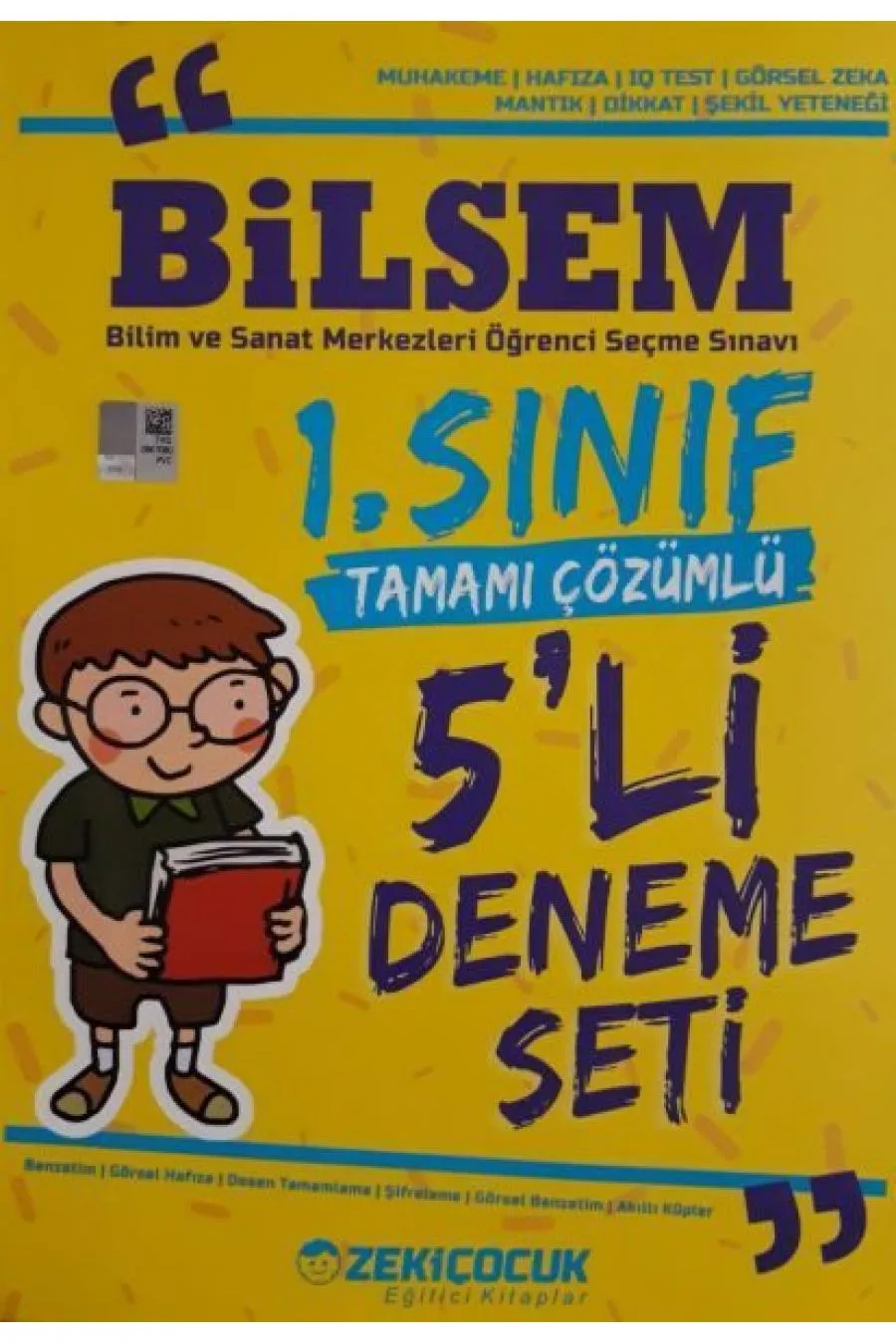 Zeki Çocuk Bilsem 1. Sınıf Tamamı Çözümlü 5` li Deneme Seti  (4022)