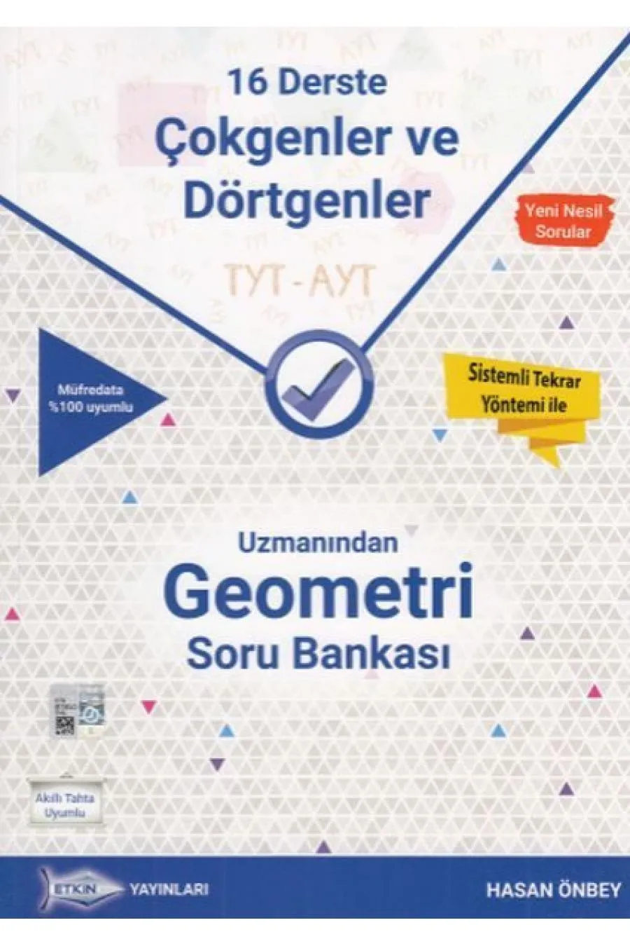 Etkin TYT - AYT Uzmanından Geometri Soru Bankası 16 Derste Çokgenler ve Dörtgenler (32,00 TL)  (4022)