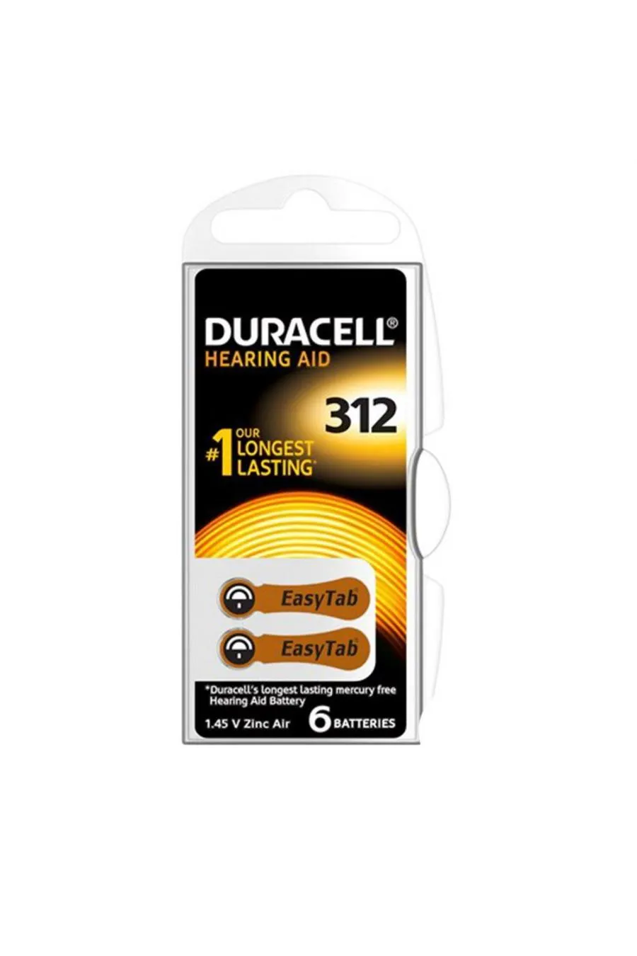 Duracell No:312 İşitme Cihazı Pili