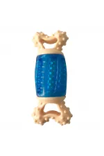 Sağlam Plastik Sesli Dental Köpek Oyuncağı 13x4cm Mavi