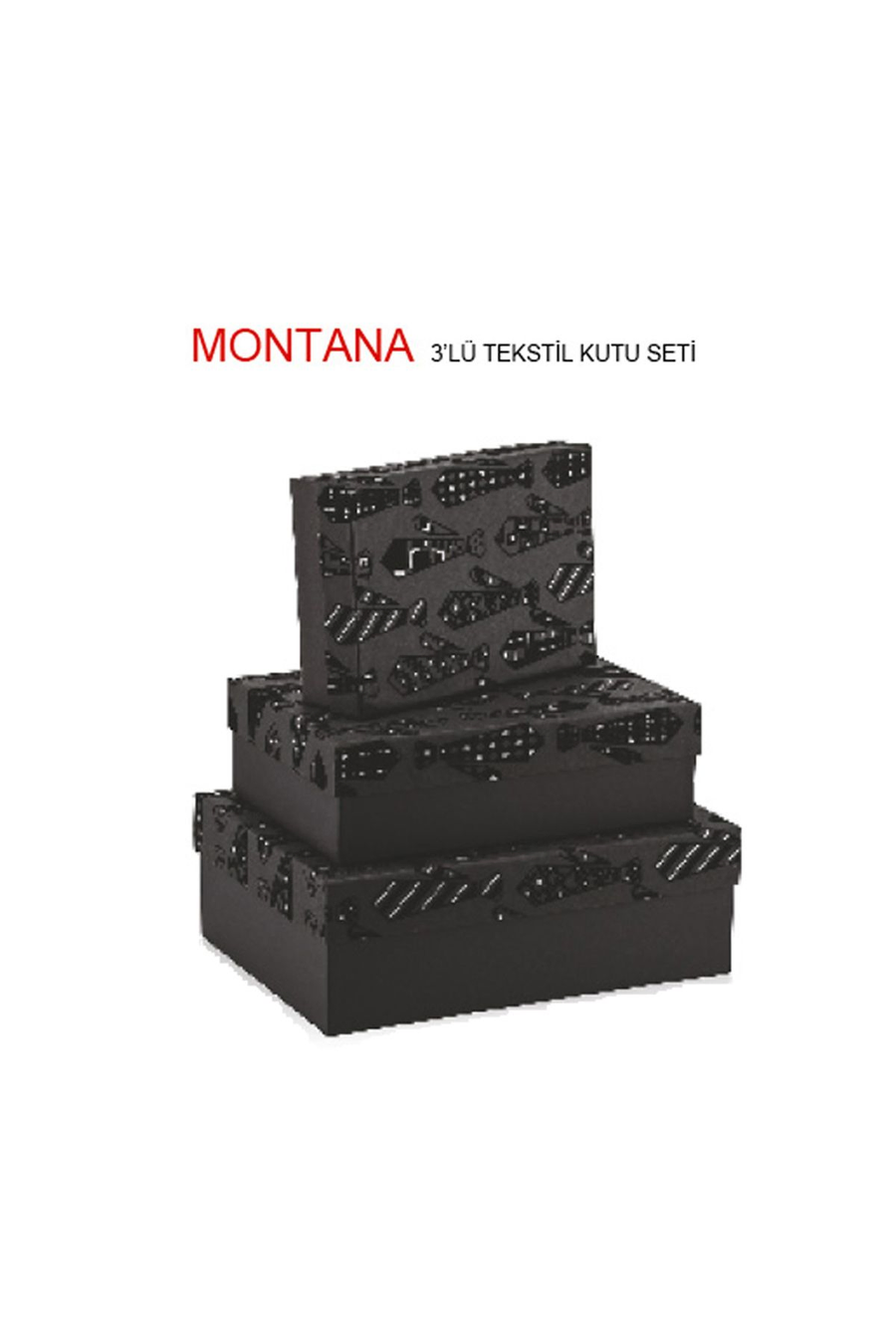 Montana 3Lü Tekstil Hediye Kutusu Set 4-Bx12550-2161