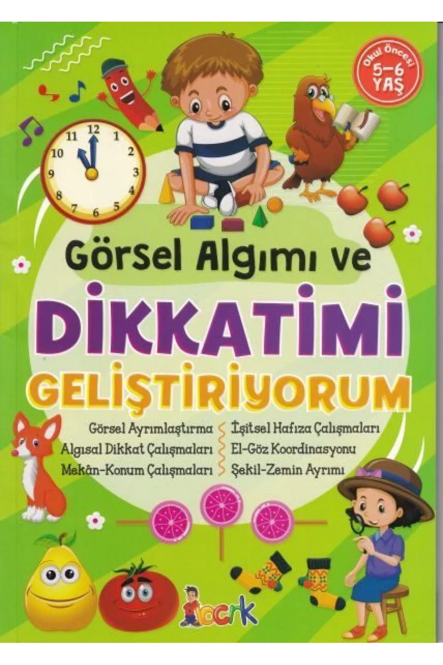 Görsel Algımı ve Dikkatimi Geliştiriyorum- 5-6 Yaş  (4022)