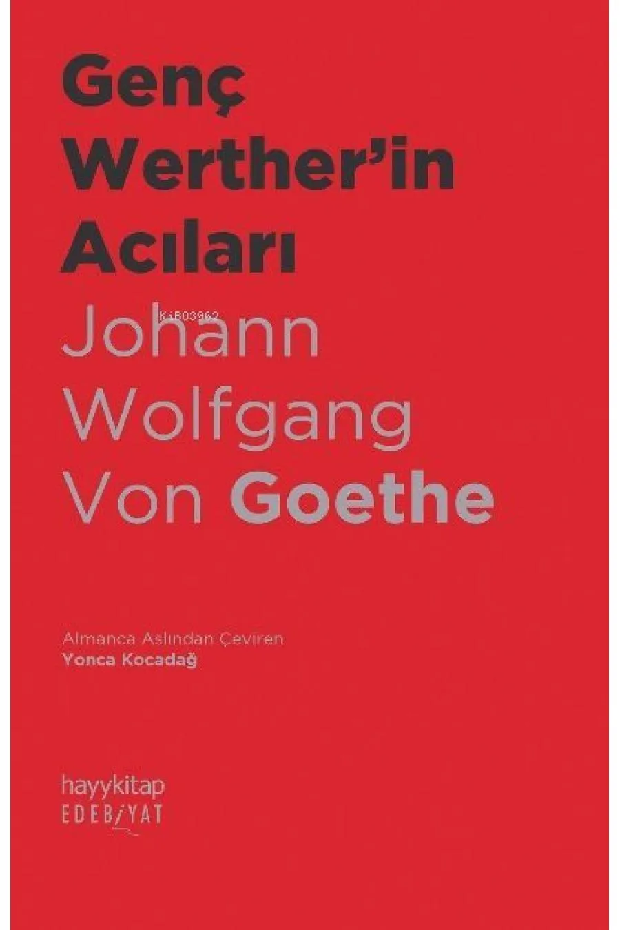 Genç Werther'in Acıları  (4022)