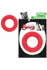 Köpek Oyuncağı Yuvarlak 9,5 cm Kırmızı