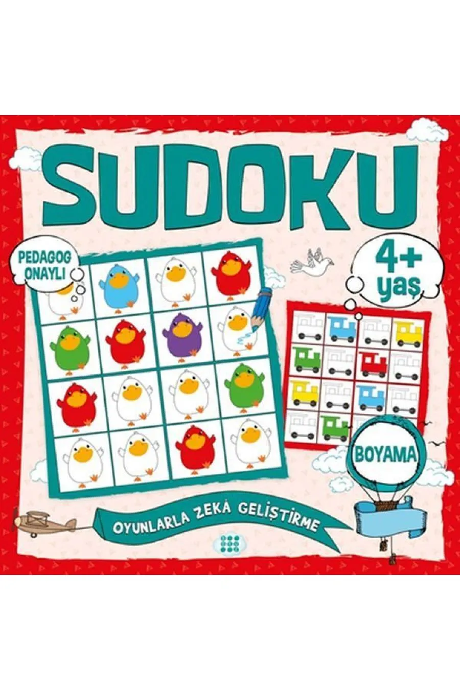 Çocuklar İçin Sudoku - Boyama (4+ Yaş)  (4022)