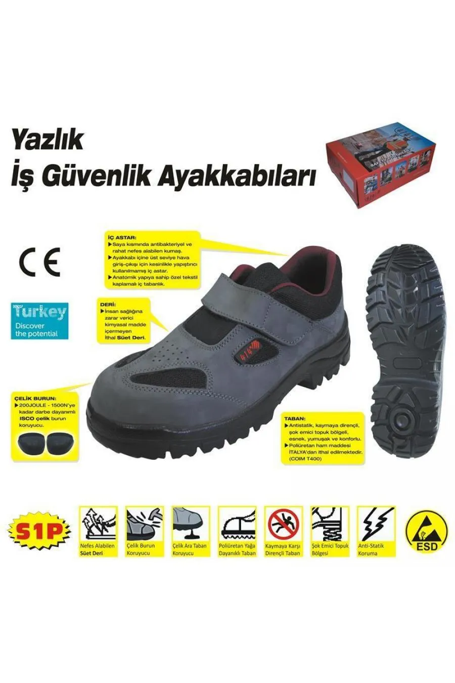 YAZLIK S1 43 No Çelik Burunlu Ayakkabı