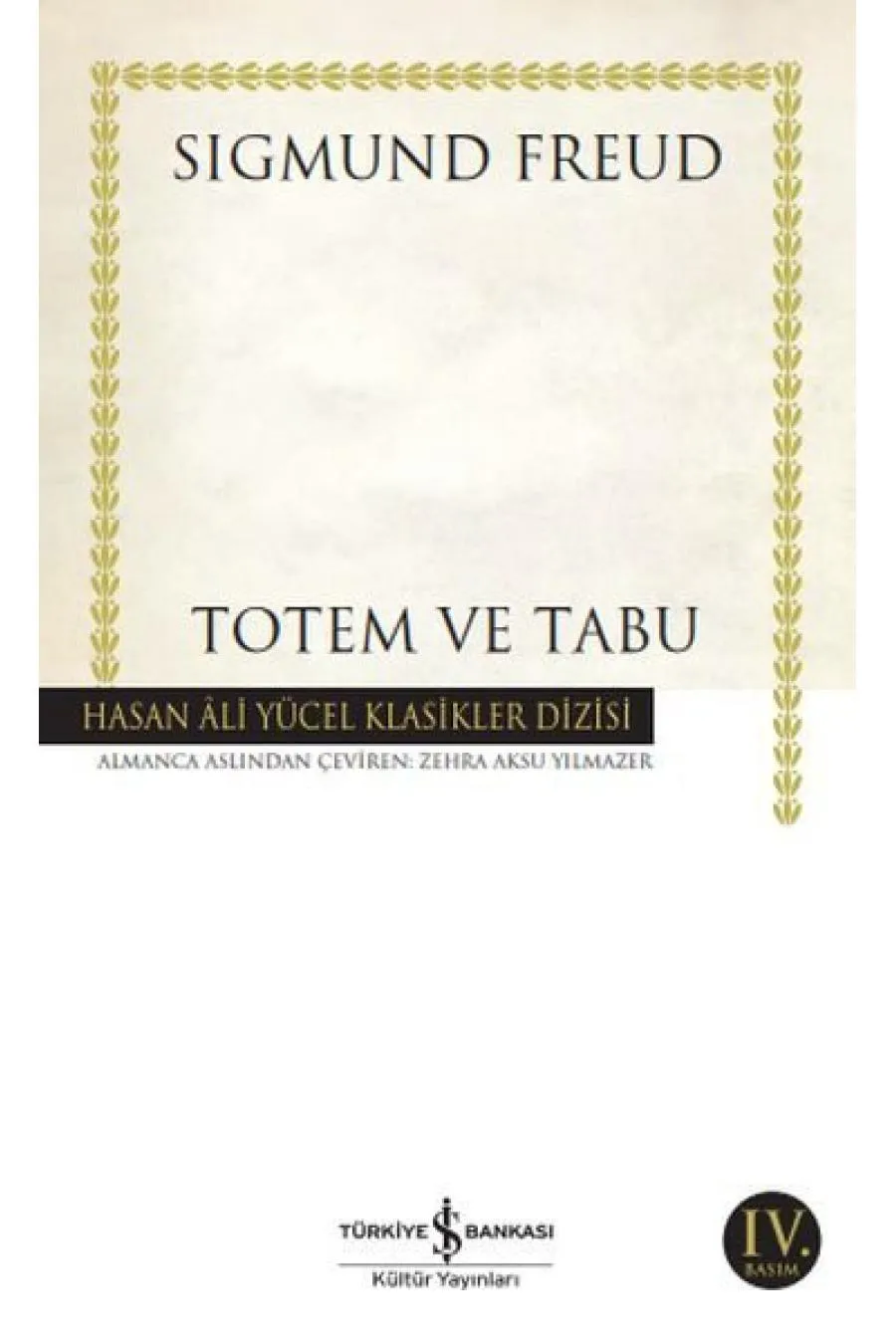 Totem ve Tabu - Hasan Ali Yücel Klasikleri Kitap (4022)