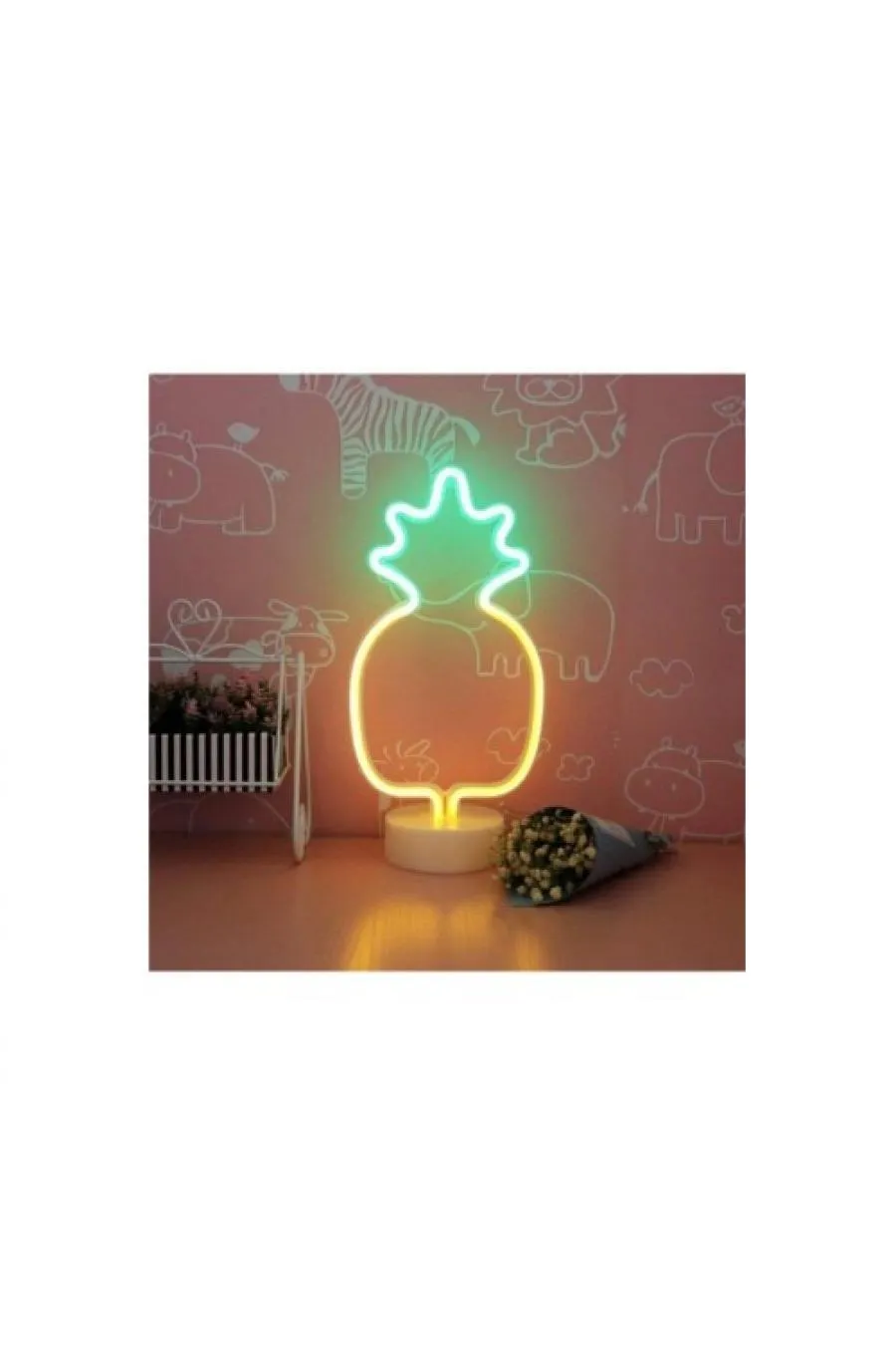 Ananas Neon Lamba