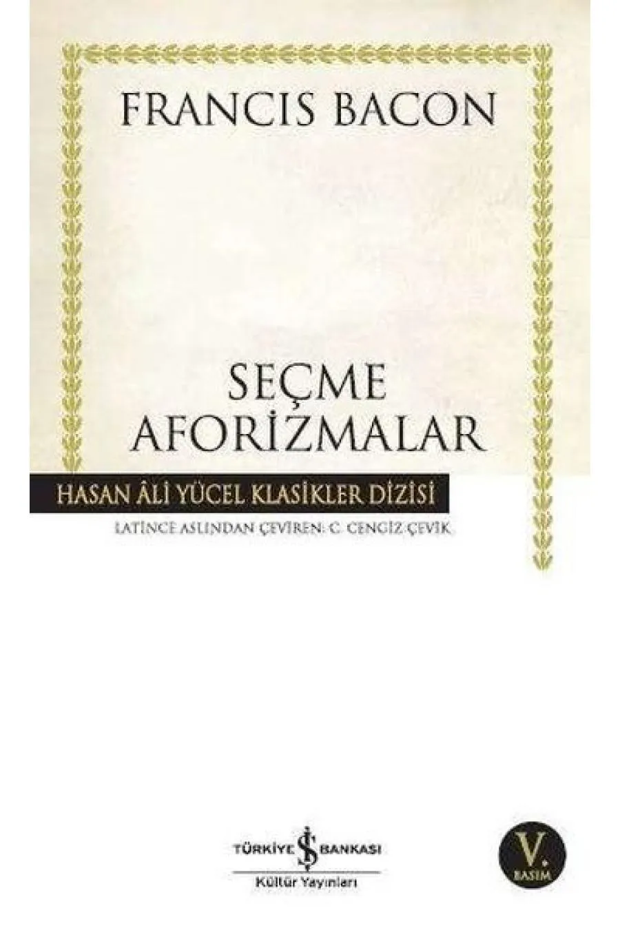 Seçme Aforizmalar - Hasan Ali Yücel Klasikleri Kitap (4022)