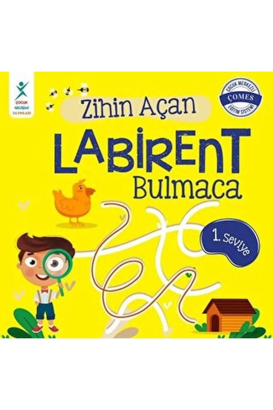 Zihin Açan Labirent Bulmaca 1. Seviye Kitap (4022)