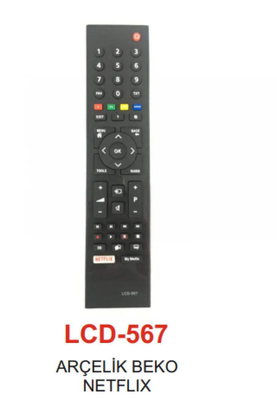 Arçelik - Beko 3D Smart  Netflix Tv Kumandası - LCD 567