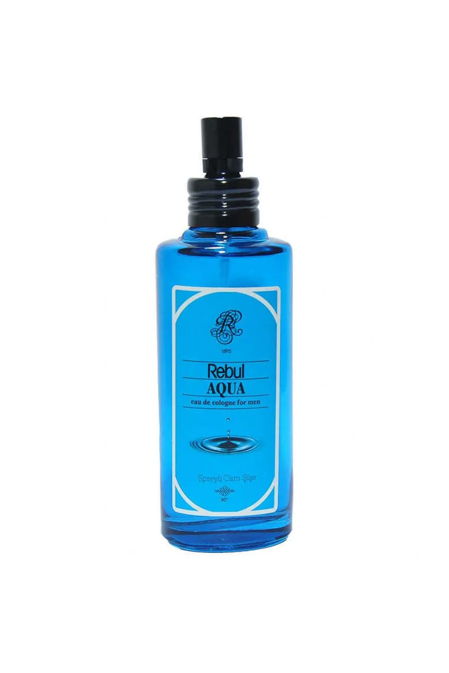 Aqua Kolonya 80 Derece Cam Şişe  Sprey 100 ML