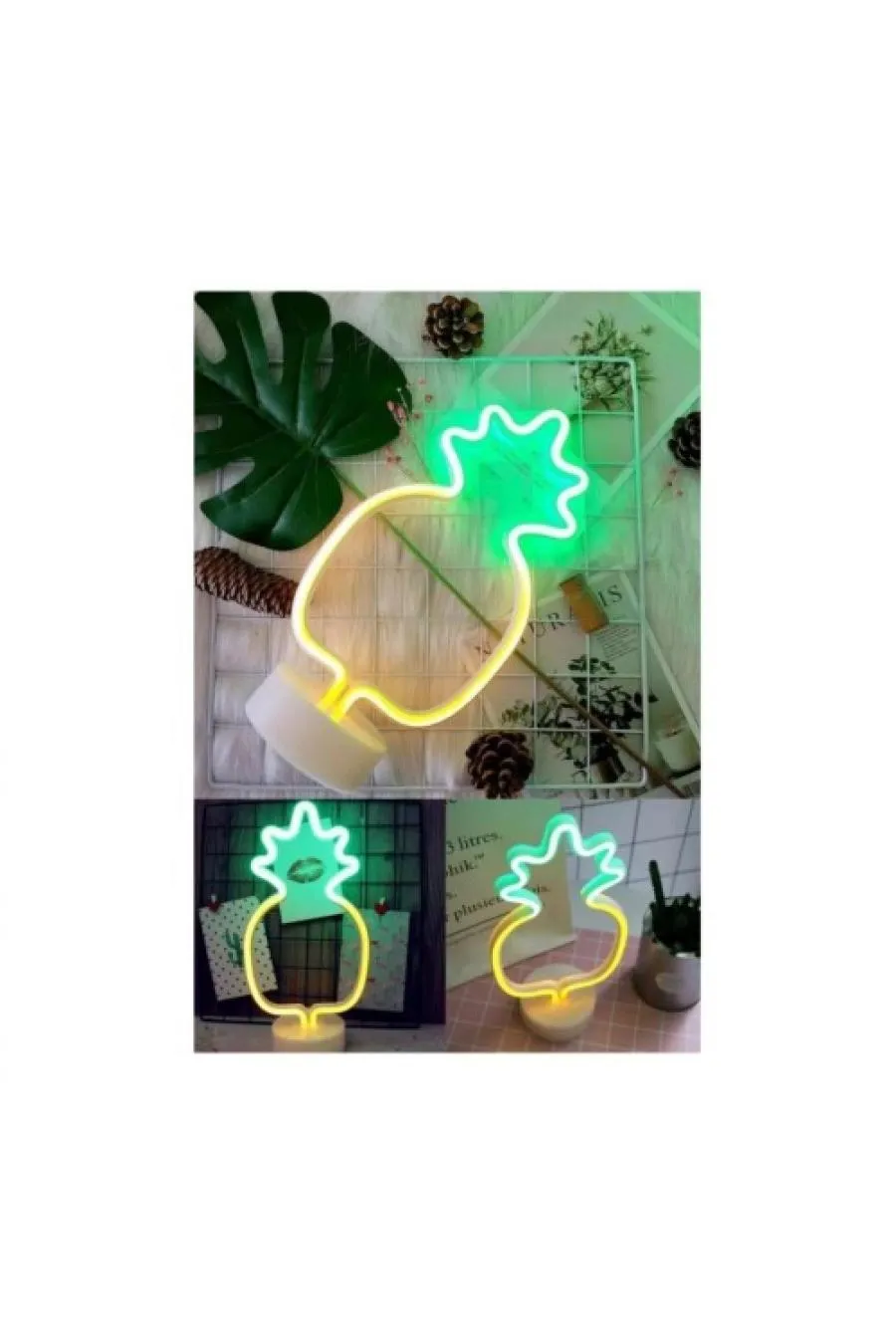 Ananas Neon Lamba