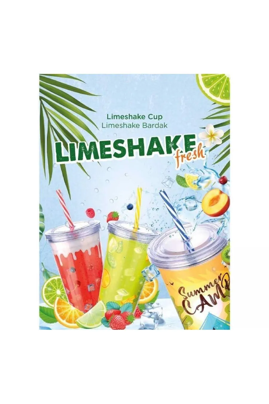 Cool Lime Bardağı - Limeshake Bardak 600 ML