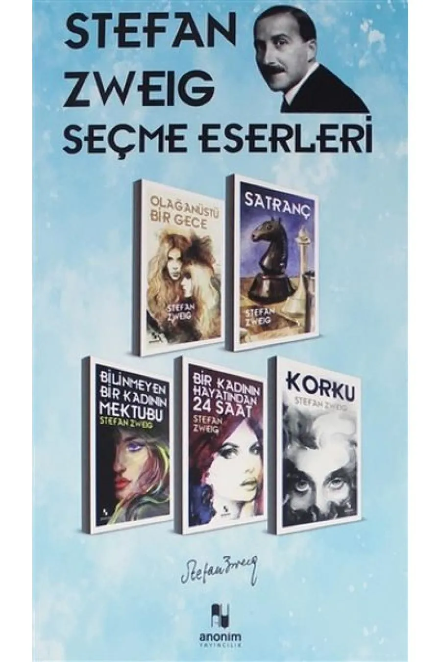 Stefan Zweig Seçme Eserleri - (5 Kitap Kutu)  (4022)