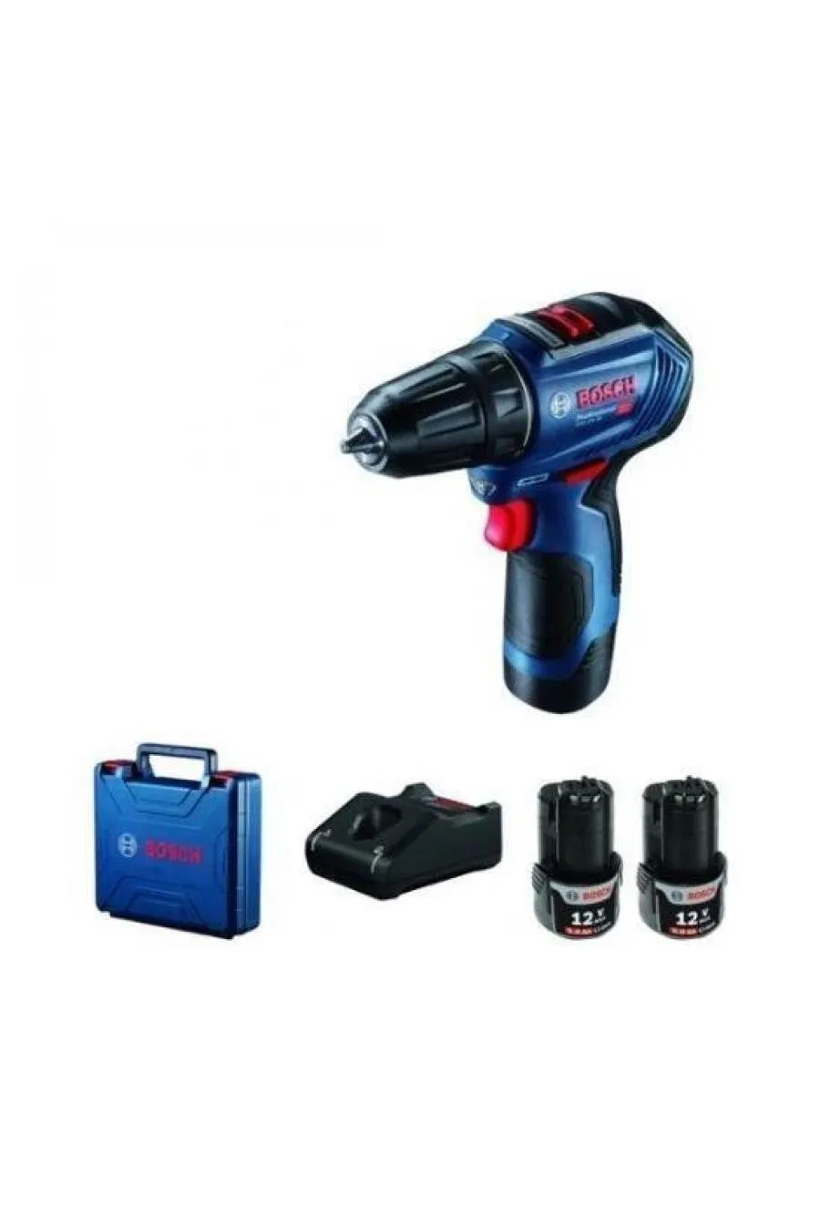 Bosch GSR 12V-30  Li Çift Akülü Vidalama Çantalı