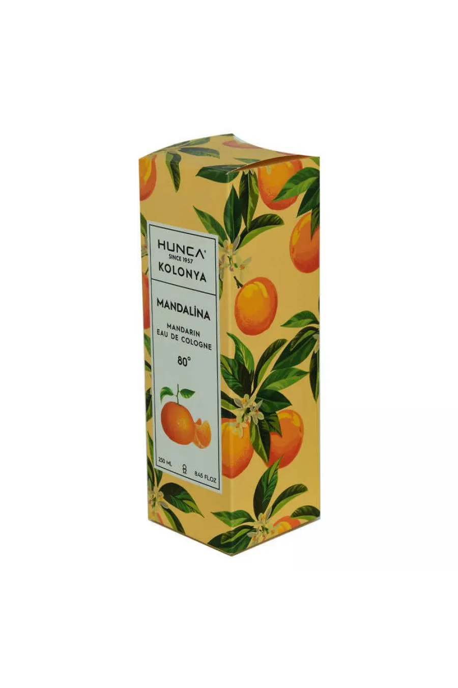 Mandalina Kolonyası 80 Derece Cam Şişe 250 ML - Eau De Cologne