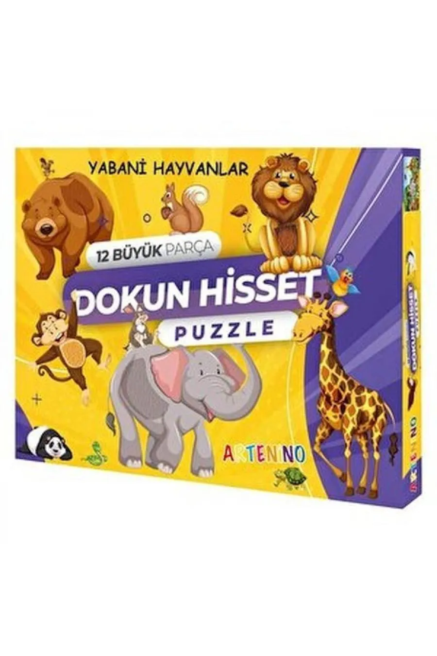 Yabani Hayvanlar - Dokun Ve Hisset Puzzle  (4022)