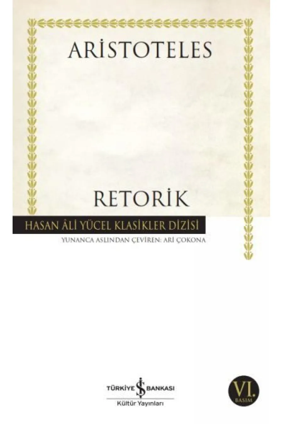 Retorik - Hasan Ali Yücel Klasikler Kitap (4022)