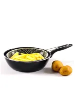 Telli Saplı Fritöz Wok Tava 26 Cm 69114