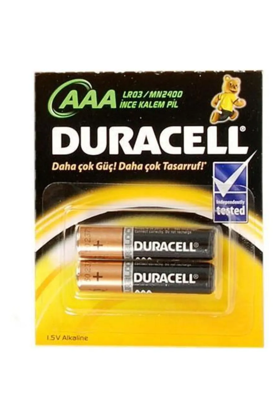 Duracell Alkalin Pil AAA 2 li Paket