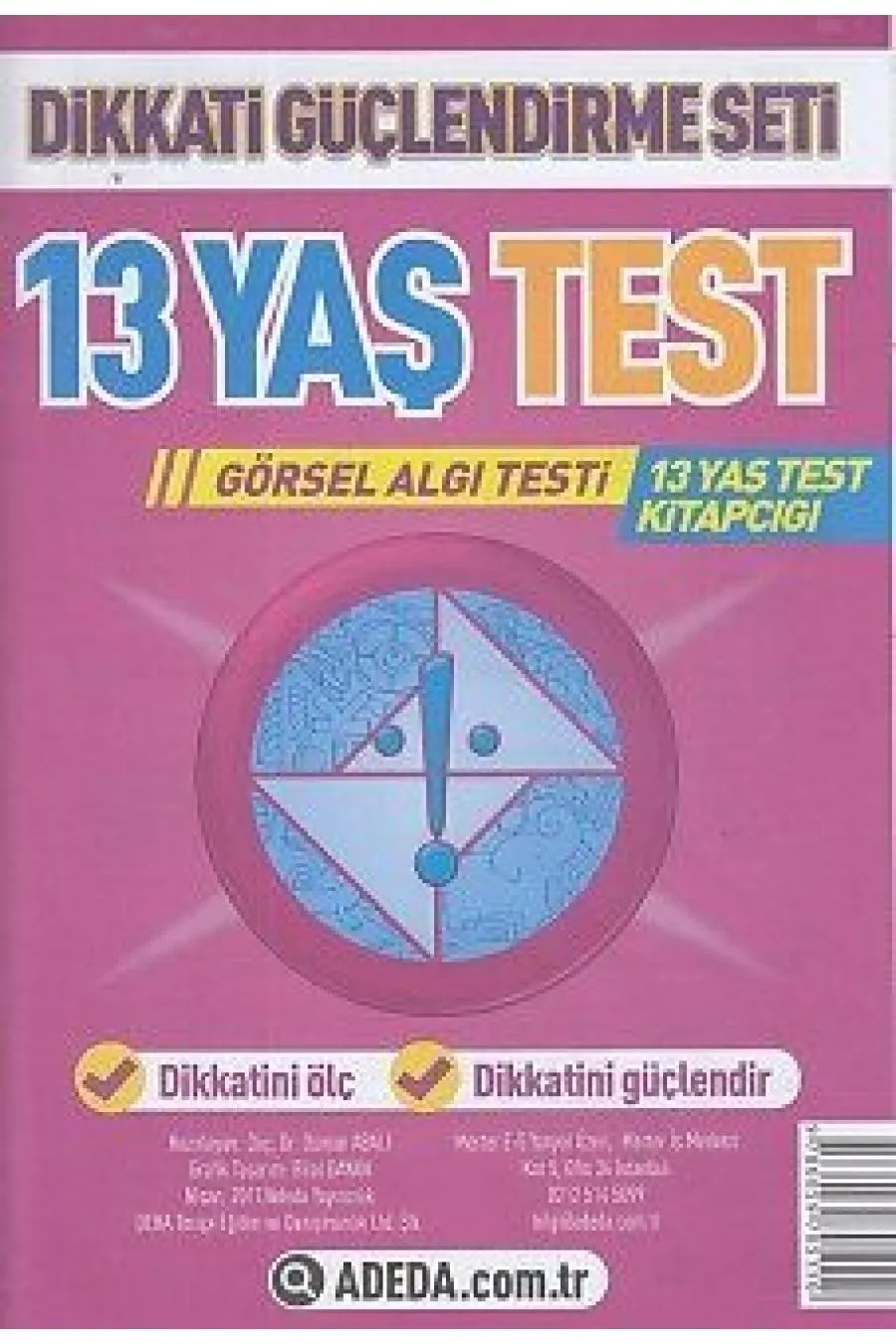 Dikkati Güçlendirme Seti 13 Yaş Test  (4022)