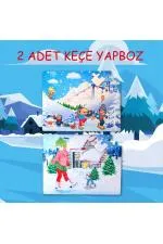 Kış 5+ Keçe Yapboz - 5 Yaş Puzzle