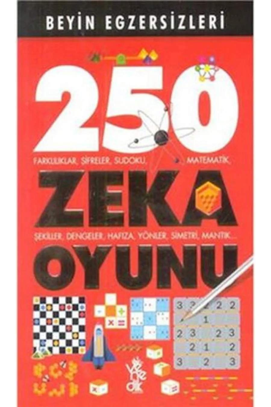 Beyin Egzersizleri-2 250 Zeka Oyunu - Venedik Yayınları  (4022)