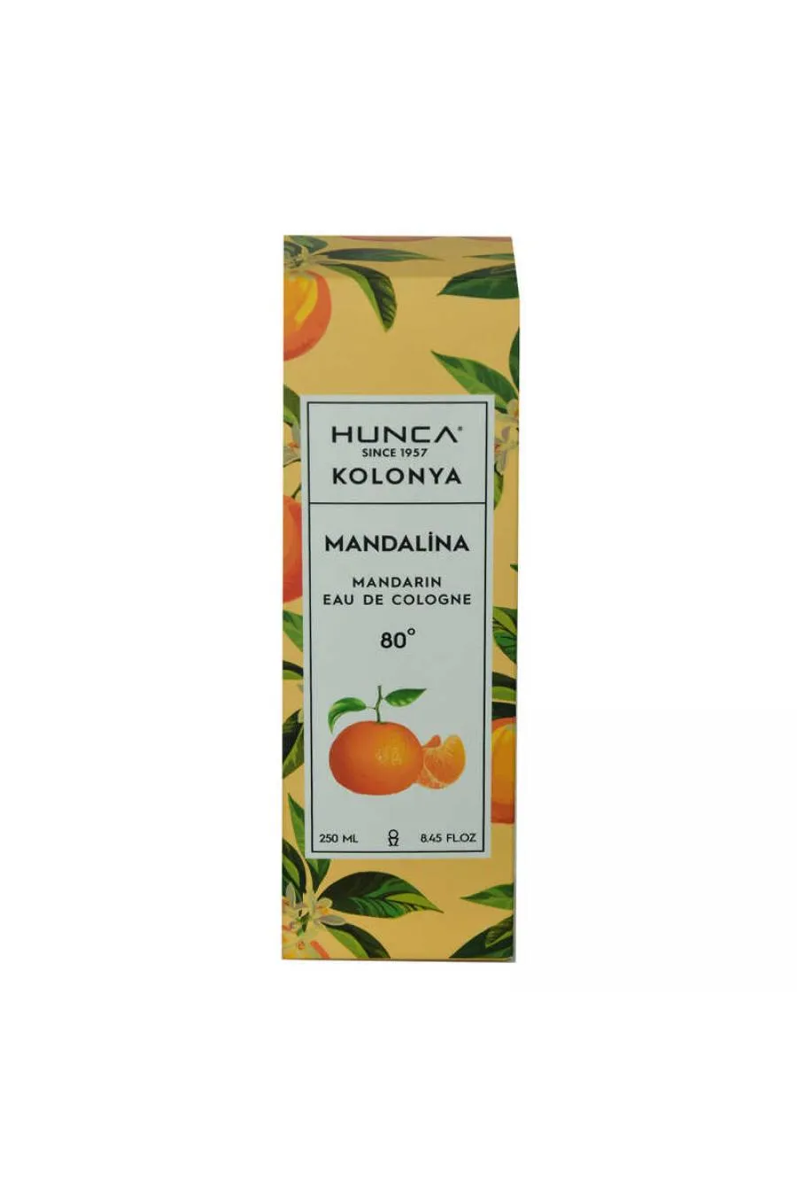 Mandalina Kolonyası 80 Derece Cam Şişe 250 ML - Eau De Cologne