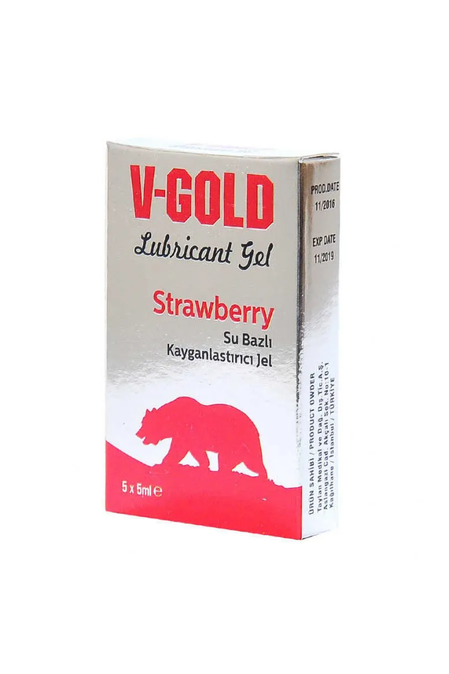 Kayganlaştırıcı Jel Strawberry 5 ML X 5Li